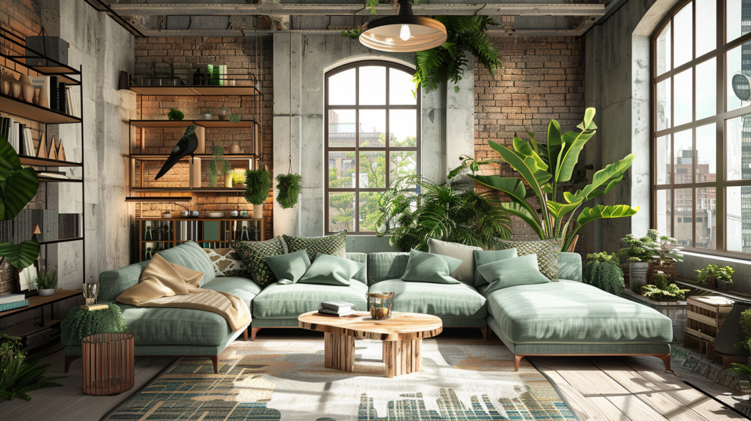 +17 Cozy Living Room Inspirations in Green